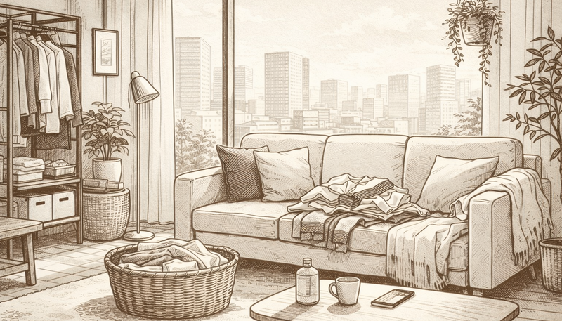 一人暮らし 乾燥機 いらない